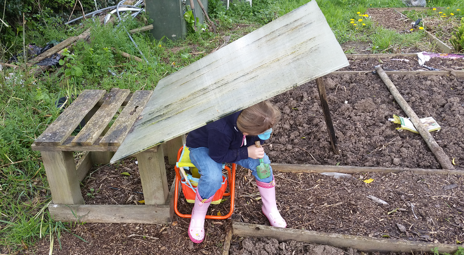Emergency Shelter! Emergency Shelter! The Four Allotmenteers